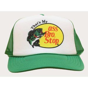 Ass Bro Stop Hat Mesh Hat New Adjustable Hat That's My Ass Bro Stop Hat